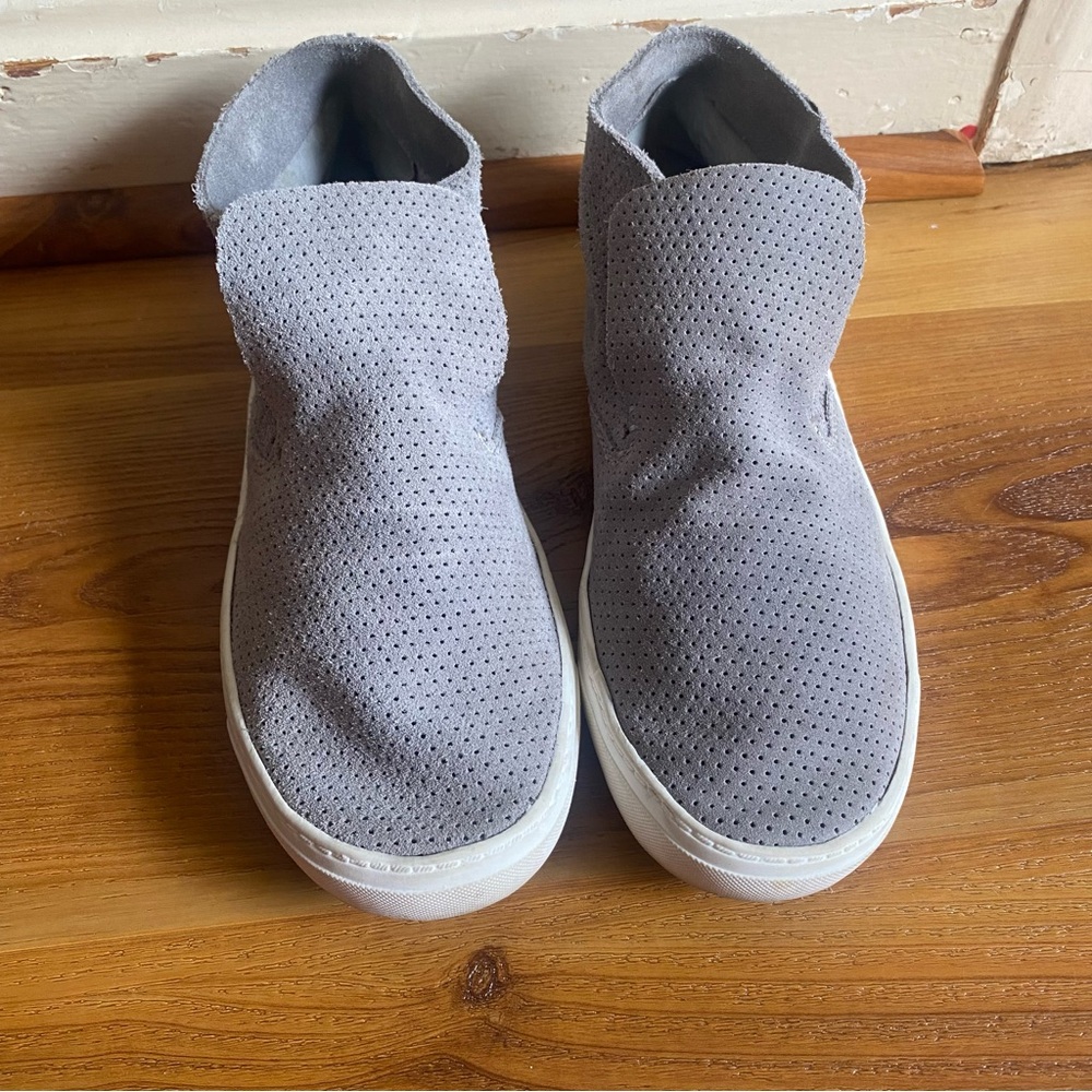 Dolce Vita Grey Suede Xenia High Top Sneakers